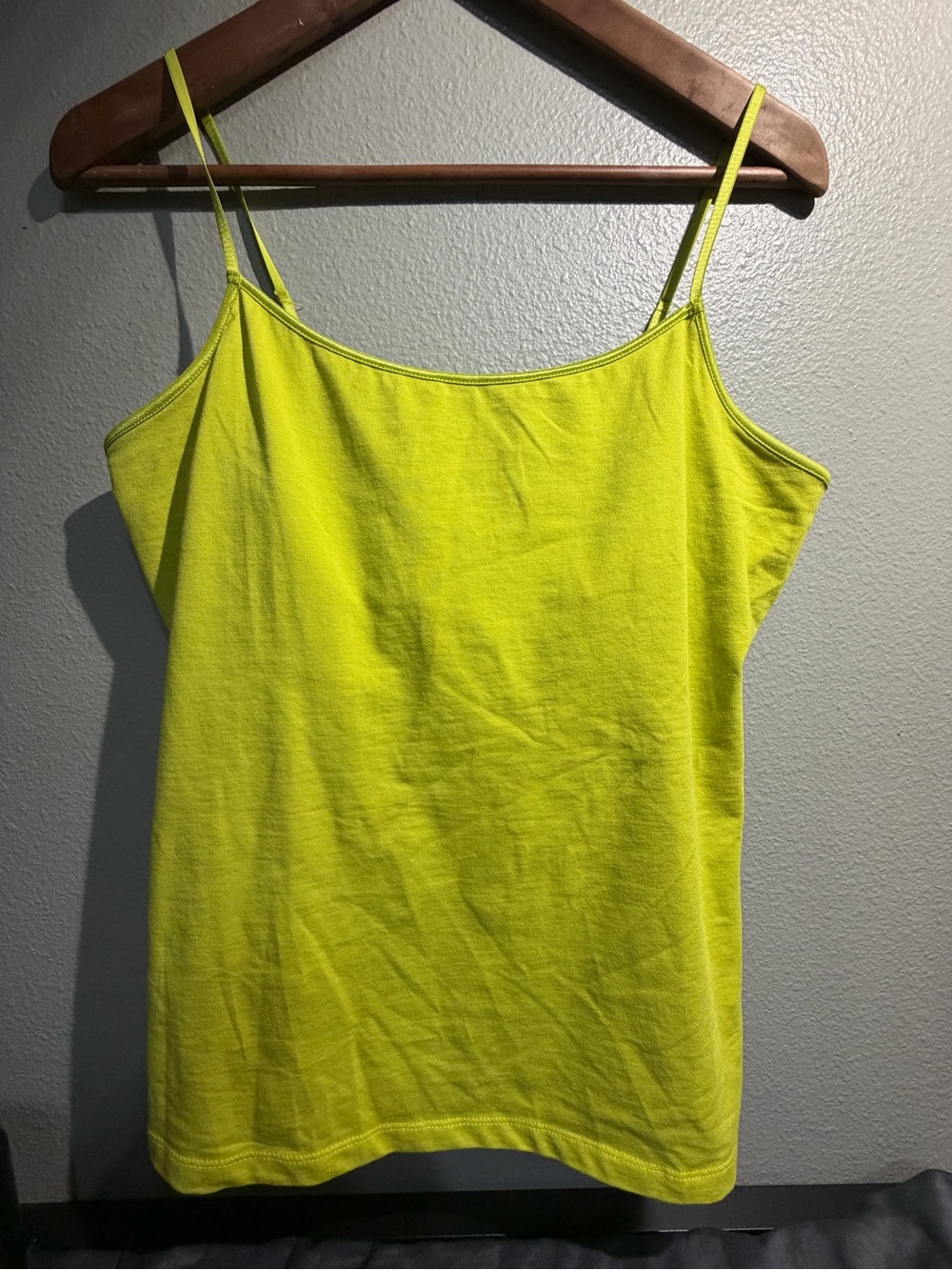 new directions Neon Yellow Spaghetti Strap Camisole